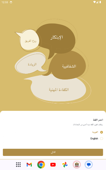 UAE Ministry of Finance application screen